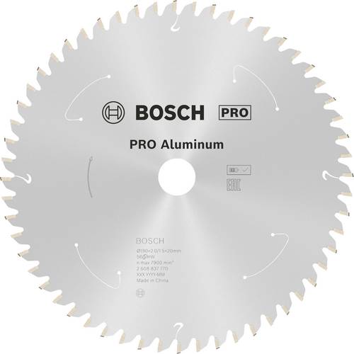 Bosch Accessories 2608837770 Kreissägeblatt 190 x 20mm Zähneanzahl: 56 1St. von Bosch Accessories