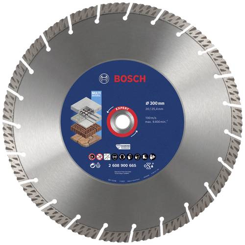 Bosch Accessories 2608900665 EXPERT MultiMaterial Diamanttrennscheibe Durchmesser 300mm Bohrungs-Ø von Bosch Accessories