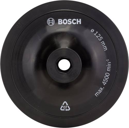 Bosch Accessories 2609256281 Schleifteller für Bohrmaschinen, 125 mm, Spannsystem D= 125 mm  Spanns von Bosch Accessories