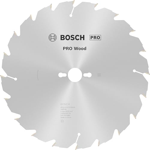 Bosch 1x PRO Wood Longlife Kreissägeblatt für Netz-Tischkreissägen (für Weichholz, Hartholz, Ø mm, Professional Zubehör Tischkreissäge) von Bosch