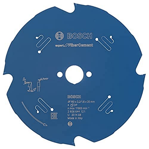 Bosch Accessories Bosch Professional 1x Kreissägeblatt Expert for Fiber Cement (Faserzement, Sägeblatt Ø 160 x 20 x 2,2 mm, 4 Zähne, Zubehör Kreissäge) von Bosch Accessories