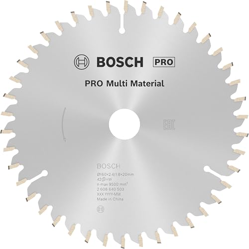 Bosch 1x PRO Multi Material Circular Saw Blade for Corded Hand-Held Saws (for Aluminium, Plastics, Ø mm, Professional Accessory Hand-Held Circular Saw) von Bosch