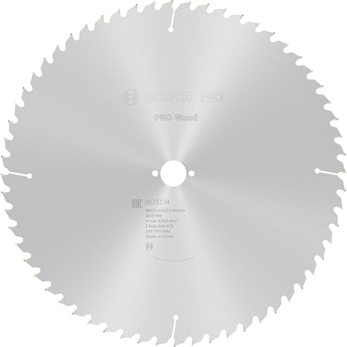Bosch 1x PRO Wood Circular Saw Blade for Corded Table Saws (for Softwood, Hardwood, Ø mm, Professional Accessory Table Circular Saw) von Bosch