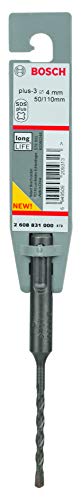 Bosch Professional Hammerbohrer SDS plus-3 (für Beton, 4 x 50 x 110 mm, Zubehör Bohrhammer) von Bosch