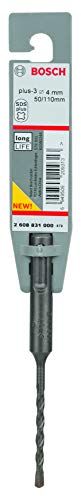 Bosch Accessories Bosch Professional Hammerbohrer SDS plus-3 (für Beton, 4 x 50 x 110 mm, Zubehör Bohrhammer) von Bosch Accessories