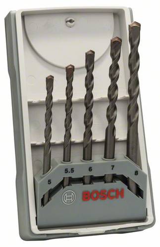 Bosch Accessories CYL-3 2607017081 Hartmetall Beton-Spiralbohrer-Set 5teilig 5 mm, 5.5 mm, 6 mm, 7 m von Bosch Accessories