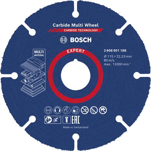 Bosch Accessories EXPERT Carbide Multi Wheel 2608901188 Trennscheibe gerade 115mm 1St. von Bosch Accessories