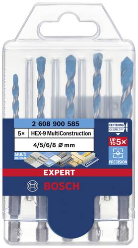 Bosch Accessories EXPERT MultiConstruction HEX-9 2608900585 Mehrzweckbohrer-Set 5teilig 4 mm, 5 mm, von Bosch Accessories