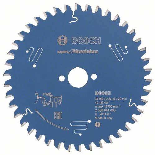 Bosch Accessories Expert for Aluminium 2608644093 Kreissägeblatt 150 x 20 x 1.6mm Zähneanzahl: 42 von Bosch Accessories