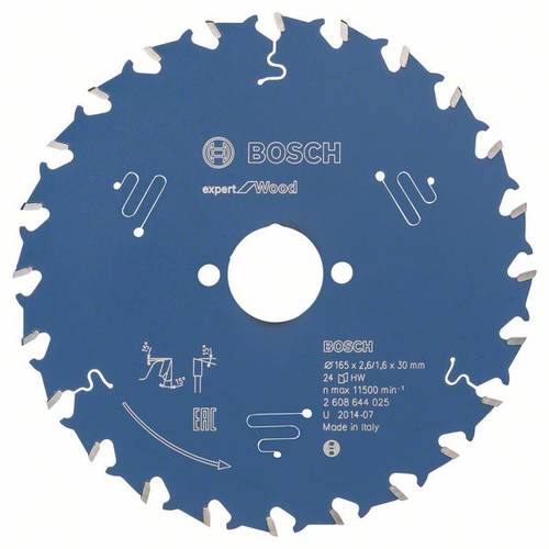 Bosch Accessories Expert for Wood 2608644025 Kreissägeblatt 165 x 30 x 1.6mm Zähneanzahl: 24 1St. Bosch Accessories Expert for Wood 2608644025 Kreissägeblatt 165 x 30 x 1.6mm Zähneanzahl: 24 1St. von Bosch Accessories