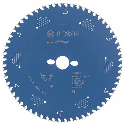 Bosch Accessories Expert for Wood 2608644070 Kreissägeblatt 270 x 30 x 1.8mm Zähneanzahl: 60 1St. von Bosch Accessories