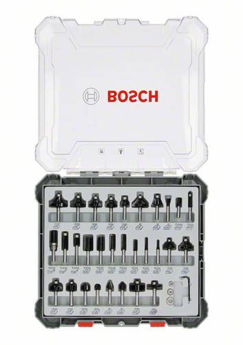 Bosch Accessories Fräser-Set, 6-mm-Schaft, 30-teilig 2607017474 von Bosch Accessories