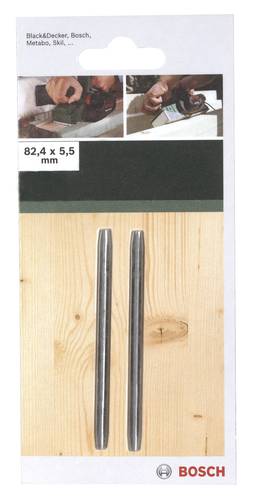 Bosch Accessories Hobelmesser Produktabmessung, Länge: 82.4mm Produktabmessung, Breite: 5.5mm 26092 von Bosch Accessories