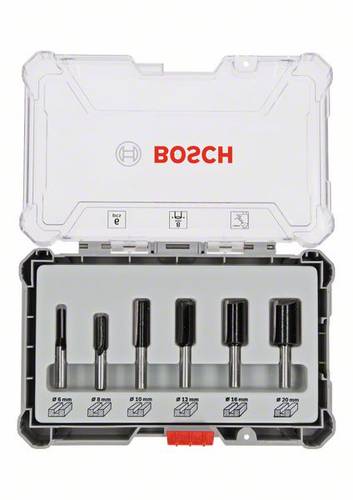 Bosch Accessories Nutfräser-Set, 8-mm-Schaft, 6-teilig 2607017466 von Bosch Accessories