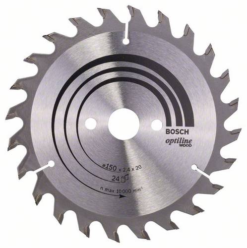Bosch Accessories Optiline 2608640592 Hartmetall Kreissägeblatt 150 x 20 x 2.4mm Zähneanzahl: 24 1 Bosch Accessories Optiline 2608640592 Hartmetall Kreissägeblatt 150 x 20 x 2.4mm Zähneanzahl: 24 1 von Bosch Accessories