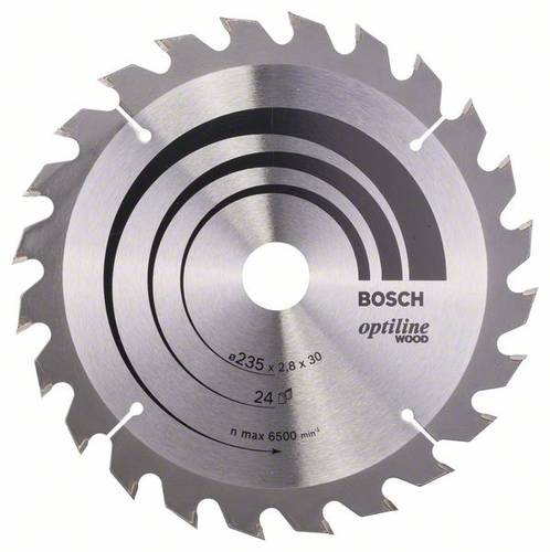 Bosch Accessories Optiline Wood 2608640725 Hartmetall Kreissägeblatt 235 x 30 x 2.8mm Zähneanzahl: von Bosch Accessories