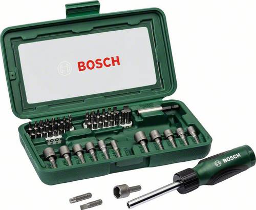 Bosch Accessories Promoline 2607019504 Bit-Set 46teilig Schlitz, Kreuzschlitz Phillips, Kreuzschlitz von Bosch Accessories