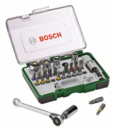 Bosch Accessories Promoline Steckschlüsselsatz metrisch 1/4  (6.3 mm) 27teilig 2607017160 von Bosch Accessories