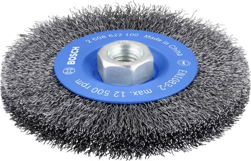 Bosch Accessories Scheibenbürste, gewellt, 115 mm, 0,3 mm, 11000 U/min, M14 2608622100 1St. Bosch Accessories Scheibenbürste, gewellt, 115 mm, 0,3 mm, 11000 U/min, M14 2608622100 1St. von Bosch Accessories