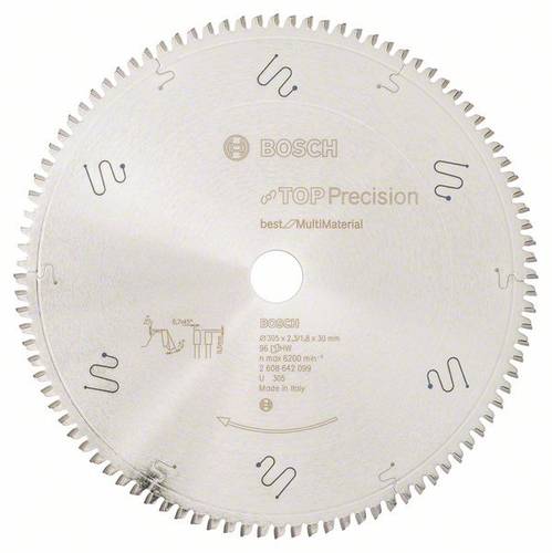 Bosch Accessories Top Precision 2608642099 Hartmetall Kreissägeblatt 305 x 30 x 2.3mm Zähneanzahl: Bosch Accessories Top Precision 2608642099 Hartmetall Kreissägeblatt 305 x 30 x 2.3mm Zähneanzahl: von Bosch Accessories
