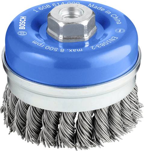Bosch Accessories Topfbürste, Stahl, gezopfter Draht, 90 mm, 0,8 mm, 8500 U/ min, M 14 1608614000 1 Bosch Accessories Topfbürste, Stahl, gezopfter Draht, 90 mm, 0,8 mm, 8500 U/ min, M 14 1608614000 1 von Bosch Accessories