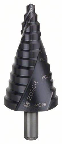 Bosch HSS Stufenbohrer 6 - 37 mm, PG7 - PG29 TiAIN Accessories 2608588072 Gesamtlänge 93 von Bosch Accessories