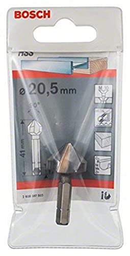 Bosch Pro Kegelsenker HSS mit 1/4"-Sechskantschaft (Ø 20,5 mm, 3 Schneiden) von Bosch