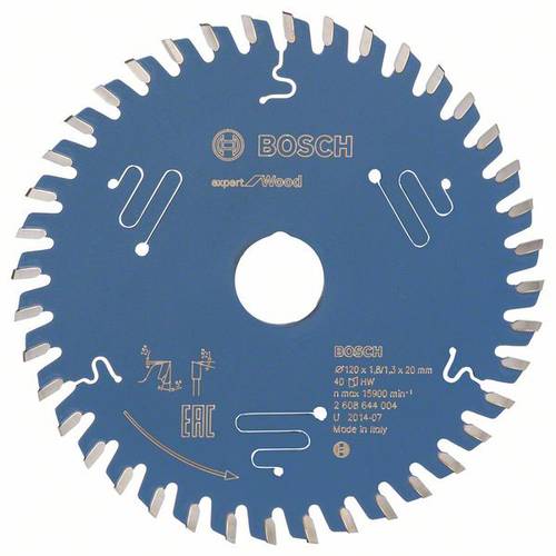 Kreissägeblatt Expert f.Wood AD120mm Z.40 WZ Bohr.20mm Schnitt-B.1,8mm HM BOSCH Kreissägeblatt Expert f.Wood AD120mm Z.40 WZ Bohr.20mm Schnitt-B.1,8mm HM BOSCH von Bosch Accessories