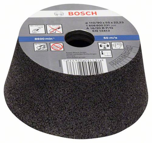 Schleiftopf, konisch-Metall/Guss 90 mm, 110 mm, 55 mm, 16 von Bosch Accessories