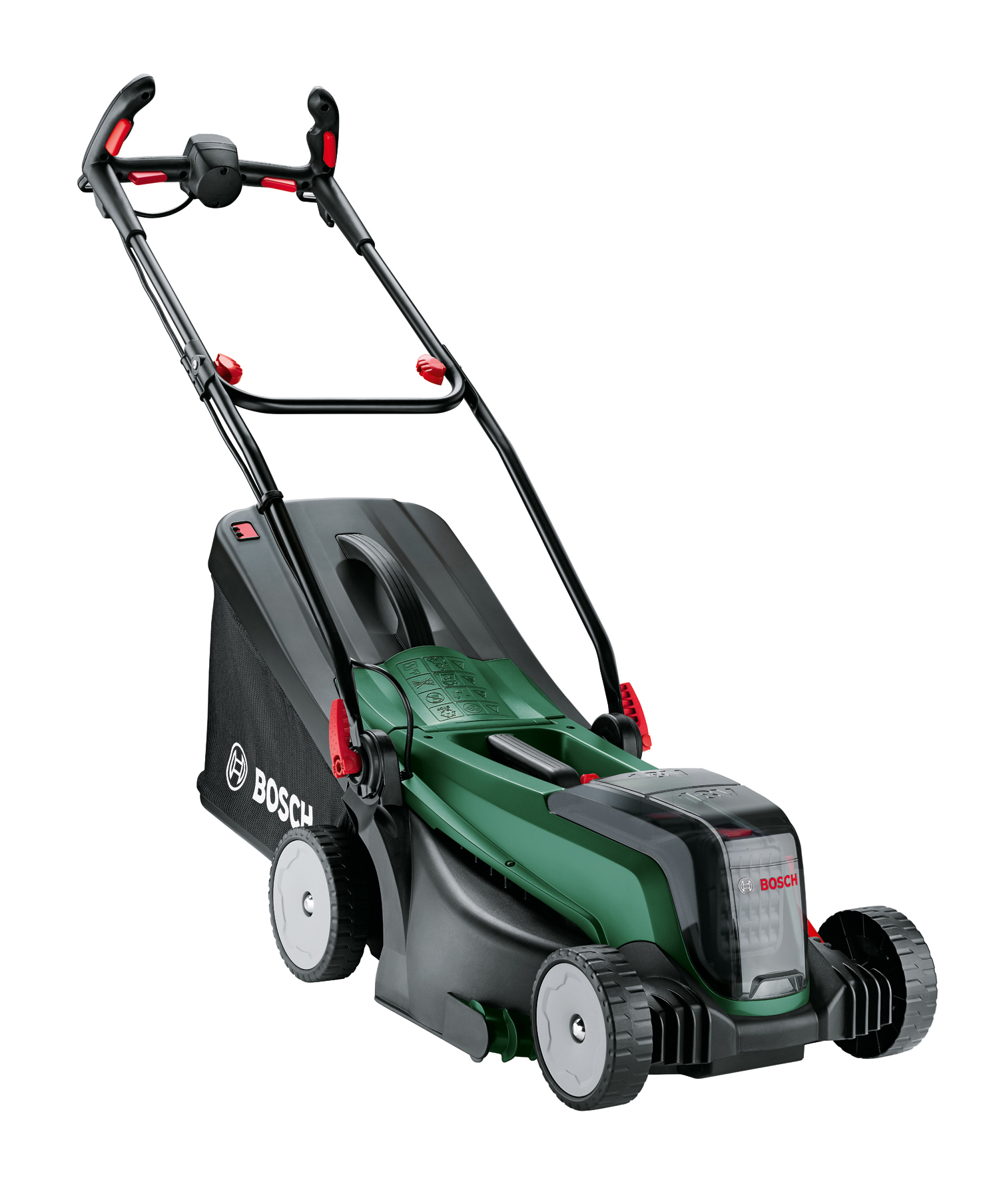 Bosch - UniversalRotak - Rasenmäher - 2x18V 37-550 Solo (Akku&Ladegerät nicht enthalten) von Bosch - Do it yourself