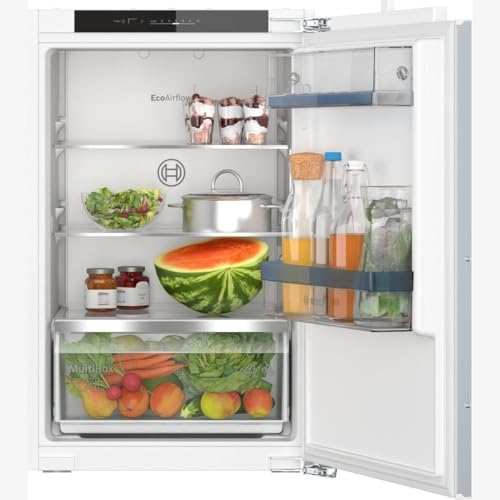 Bosch KIR21VFE0 Einbau-Kühlschrank Serie 4, integrierbarer Kühlautomat ohne Gefrierfach 88x56 cm, 136L Kühlen, Flachscharnier, MultiBox XXL, LED-Beleuchtung, EcoAirflow, SuperCooling Bosch KIR21VFE0 Einbau-Kühlschrank Serie 4, integrierbarer Kühlautomat ohne Gefrierfach 88x56 cm, 136L Kühlen, Flachscharnier, MultiBox XXL, LED-Beleuchtung, EcoAirflow, SuperCooling von Bosch