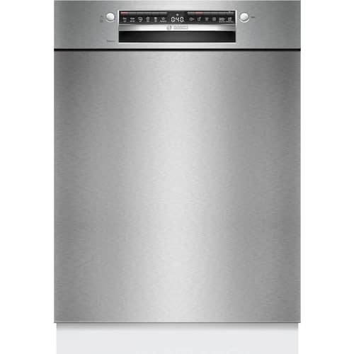 BOSCH SMU4HTS00E Geschirrspüler Serie 4, unterbaufähige Spülmaschine mit Besteckkorb, 60 cm, Home Connect, Extra Trocknen, Vario Flex Körbe, Rackmatik, Edelstahl BOSCH SMU4HTS00E Geschirrspüler Serie 4, unterbaufähige Spülmaschine mit Besteckkorb, 60 cm, Home Connect, Extra Trocknen, Vario Flex Körbe, Rackmatik, Edelstahl von Bosch