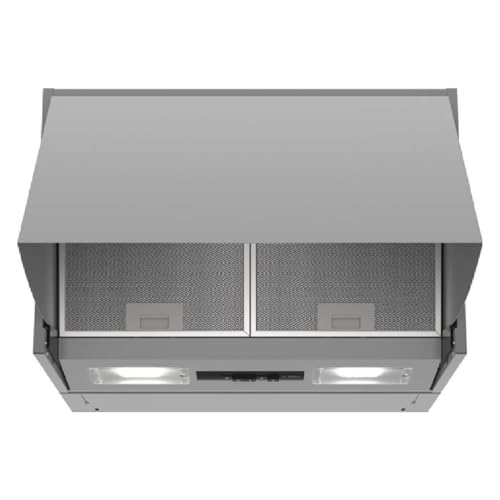 Bosch DEM63AC00, Serie 2, Zwischenbauhaube, Um- und Abluft, LED-Beleuchtung gleichmäßige Ausleuchtung, Drucktastenschalter, 3 Leistungsstufen, Metallfettfilter spülmaschinengeeignet, 60 cm breit Bosch DEM63AC00, Serie 2, Zwischenbauhaube, Um- und Abluft, LED-Beleuchtung gleichmäßige Ausleuchtung, Drucktastenschalter, 3 Leistungsstufen, Metallfettfilter spülmaschinengeeignet, 60 cm breit von Bosch Hausgeräte