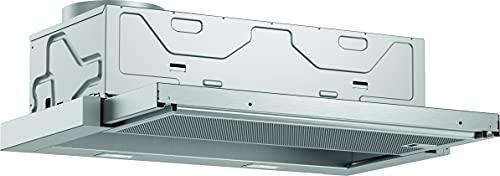 Bosch DFL064A52 Serie 4 Flachschirmhaube, 60 cm breit, Um- & Abluft, Made in Germany, EcoSilence Drive leiser und effizienter Motor, LED-Beleuchtung gleichmäßige Ausleuchtung, Kurzhubtasten von Bosch Hausgeräte