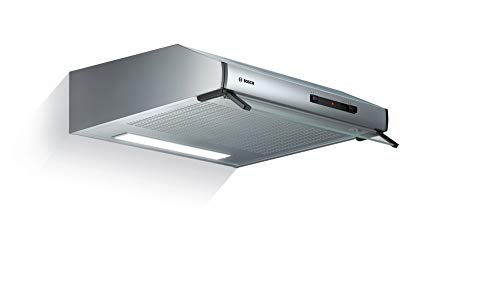 Bosch DUL62FA51 Serie 2 Unterbauhaube, 60 cm breit, Um- & Abluft, LED-Beleuchtung gleichmäßige Ausleuchtung, Schiebeschalter, 3 Leistungsstufen, Vliesfilter von Bosch