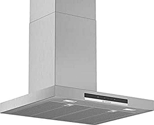 Bosch DWB67IM50 Serie 4 Wandesse, 60 cm breit, Um- & Abluft, Made in Germany, LED-Beleuchtung gleichmäßige Ausleuchtung, DirectSelect intuitive Bedienung, 3 Leistungs- & 1 Intensivstufe von Bosch