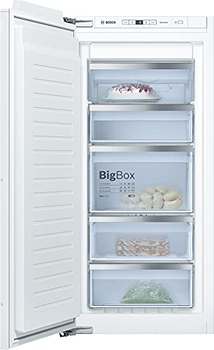 Bosch Hausgeräte GIN41ACE0 Serie 6 Einbau-Gefrierschrank, 122,5 x 56 cm Nische, 127 L, Flachscharnier, Made in Germany, NoFrost nie wieder abtauen, BigBox Platz für großes Gefriergut Bosch Hausgeräte GIN41ACE0 Serie 6 Einbau-Gefrierschrank, 122,5 x 56 cm Nische, 127 L, Flachscharnier, Made in Germany, NoFrost nie wieder abtauen, BigBox Platz für großes Gefriergut von Bosch