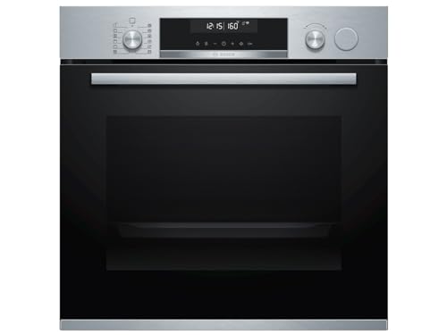 Bosch HRG5785S6 Serie 6 Smarter Einbau-Backofen mit Dampfunterstützung, 60 x 60 cm, Made in Germany, Pyrolyse Selbstreinigung, AutoPilot 30 30 Automatikprogramme, Dampstoß-Funktion für perfekte Kruste Bosch HRG5785S6 Serie 6 Smarter Einbau-Backofen mit Dampfunterstützung, 60 x 60 cm, Made in Germany, Pyrolyse Selbstreinigung, AutoPilot 30 30 Automatikprogramme, Dampstoß-Funktion für perfekte Kruste von Bosch