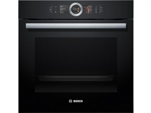 Bosch HSG636BB1 Serie 8 Einbau-Dampfbackofen, Schwarz, 60 x 60 cm, 1 L Wassertank, EcoClean Direct Reinigungshilfe, Bosch Assist Backeinstellung auf Knopfdruck, 4D Heißluft Backen auf 4 Ebenen Bosch HSG636BB1 Serie 8 Einbau-Dampfbackofen, Schwarz, 60 x 60 cm, 1 L Wassertank, EcoClean Direct Reinigungshilfe, Bosch Assist Backeinstellung auf Knopfdruck, 4D Heißluft Backen auf 4 Ebenen von Bosch