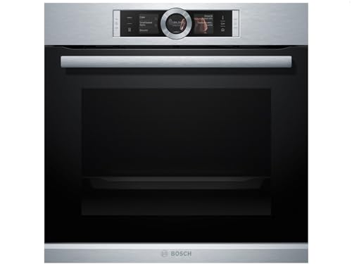Bosch HSG636BS1 Serie 8 Einbau-Dampfbackofen, 60 x 60 cm, 1 L Wassertank, Made in Germany, EcoClean Direct Reinigungshilfe, Bosch Assist Backeinstellung auf Knopfdruck, 4D Heißluft Backen auf 4 Ebenen Bosch HSG636BS1 Serie 8 Einbau-Dampfbackofen, 60 x 60 cm, 1 L Wassertank, Made in Germany, EcoClean Direct Reinigungshilfe, Bosch Assist Backeinstellung auf Knopfdruck, 4D Heißluft Backen auf 4 Ebenen von Bosch