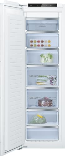 Bosch GIN81ACE0, Serie 6, Einbau-Gefrierschrank, 177,5 x 56 cm Nische, 212 L, Made in Germany, NoFrost, BigBox für großes Gefriergut, schnelleres Einfrieren, sehr Leise mit nur 35 dB, Flachscharnier Bosch GIN81ACE0, Serie 6, Einbau-Gefrierschrank, 177,5 x 56 cm Nische, 212 L, Made in Germany, NoFrost, BigBox für großes Gefriergut, schnelleres Einfrieren, sehr Leise mit nur 35 dB, Flachscharnier von Bosch