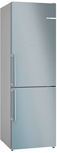 Bosch Hausgeräte KGN36VLDT Serie 4 Kühl-Gefrier-Kombination, 186 x 60 cm, 218 L Kühlen + 103 L Gefrieren, NoFrost nie wieder abtauen, VitaFresh XXL lä, Edelstahl-optik Eek D von Bosch