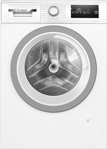 Bosch Hausgeräte WAN2812A Serie 4 Waschmaschine, 9 kg, 1400 UpM, Iron Assist: Dampf zum Entknittern; Energieklasse A; Active Water Plus: Maximale Energie- und Wasserersparnis; Speed Perfect von Bosch Hausgeräte