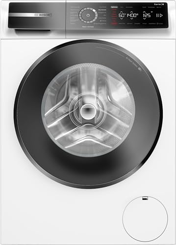 Bosch Hausgeräte WGB244070 Serie 8 Smarte Waschmaschine, 9 kg, 1400 UpM, Iron Assist: Dampf zum Entknittern; Mini Load; Easy Start; Fernüberwachung und Steuerung; Made in Germany von Bosch Hausgeräte