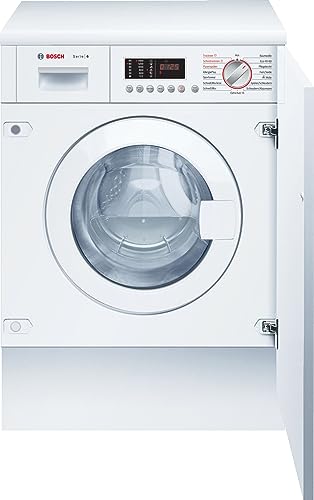 Bosch Hausgeräte WKD28543 Serie 6 Einbau-Waschtrockner, 7 kg Waschen und 4 kg Trocknen, 1400 UpM, Beladungsmenge 7/4 kg, Auto Dry: optimale Trocknung, Sportswear-Programm, Schnell/Mix leise von Bosch Hausgeräte