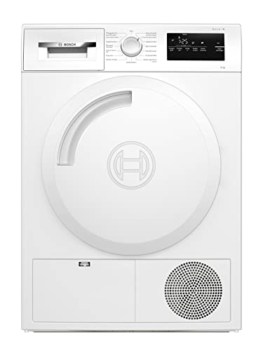 Bosch Hausgeräte WTH83VV3 Serie 4 Wärmepumpentrockner, 8 kg, A++, 236 kWh/Jahr, AutoDry optimale Trocknung, Sensitive Drying-System textilschonende Trocknung, Umweltfreundliches Kühlmittel, Weiß von Bosch Hausgeräte