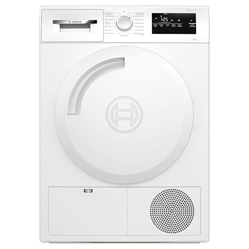 Bosch WTH83VV3 Serie 4 Wärmepumpentrockner, 8 kg, 236 kWh pro Jahr, AutoDry optimale Trocknung, Sensitive Drying-System textilschonende Trocknung, Umweltfreundliches Kühlmittel, Weiß von Bosch