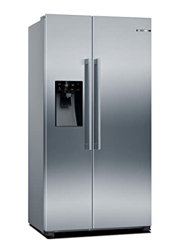 Bosch KAD93AIEP Serie 6 Amerikanischer Side-by-Side Kühlschrank, 178,7 x 90,8 cm, 368L Kühlen + 165L Gefrieren, NoFrost nie wieder abtauen, LED-Beleuchtung gleichmäßige Ausleuchtung von Bosch Hausgeräte