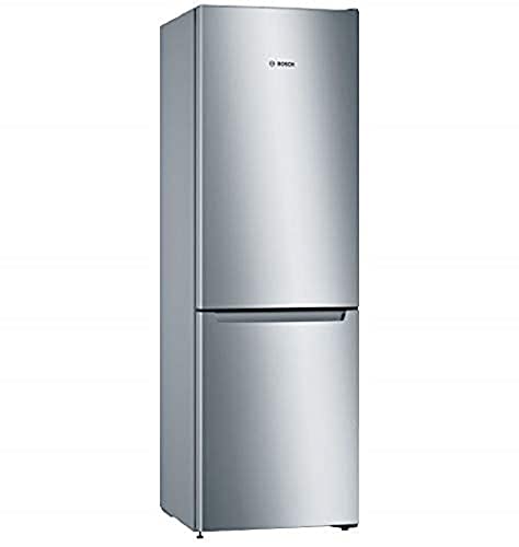 Bosch KGN36NLEA Serie 2 Kühl-Gefrier-Kombination, 186x60 cm, 216L Kühlen+89L Gefrieren, NoFrost nie wieder abtauen, MultiBox XXL Lagerung von Obst und Gemüse, LED-Beleuchtung gleichmäßige Ausleuchtung von Bosch Hausgeräte