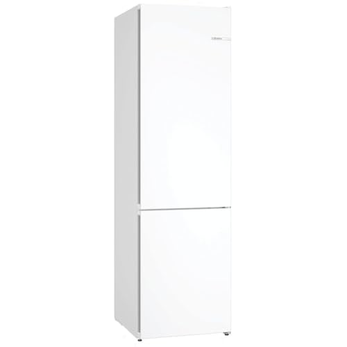 Bosch KGN392WCF Serie 4 Kühl-Gefrier-Kombination, 203 x 60 cm, 260 L Kühlen + 103 L Gefrieren, VitaFresh XXL längere Frische, NoFrost nie wieder abtauen, LED-Beleuchtung gleichmäßige Ausleuchtung von Bosch Hausgeräte